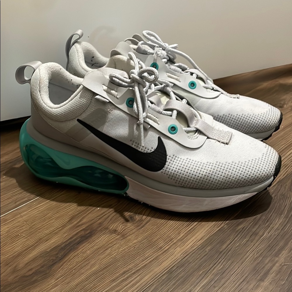 Nike Gray Black and Teal AirMax Sneakers